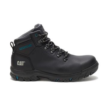 Buty Ochronne Damskie Caterpillar Mae Steel Metalowym Waterproof Czarne | CAT423-PL