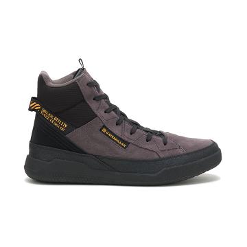 Sneakersy Damskie Caterpillar CODE Hex Hi Utility Bordowe | CAT566-PL