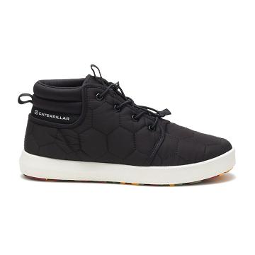 Sneakersy Damskie Caterpillar CODE Scout Mid Czarne | CAT522-PL