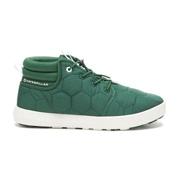 Sneakersy Damskie Caterpillar CODE Scout Mid Zielone | CAT525-PL