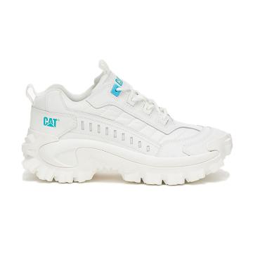 Sneakersy Damskie Caterpillar Intruder Białe | CAT548-PL