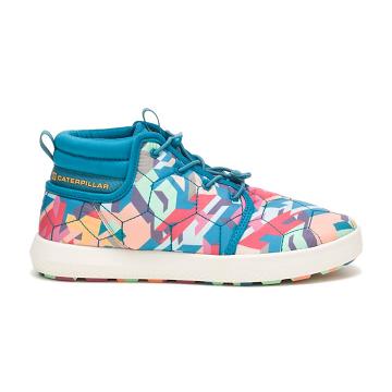 Sneakersy Męskie Caterpillar CODE Scout Mid Kolorowe | CAT299-PL